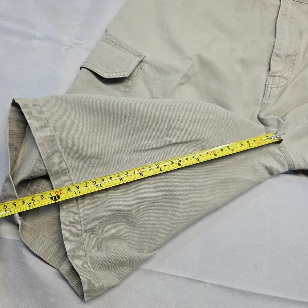 Clench Khaki Cargo‎ Shorts Men 34x12 Y2k